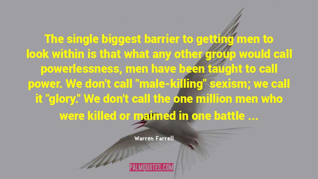 League Of Women Voters quotes by Warren Farrell