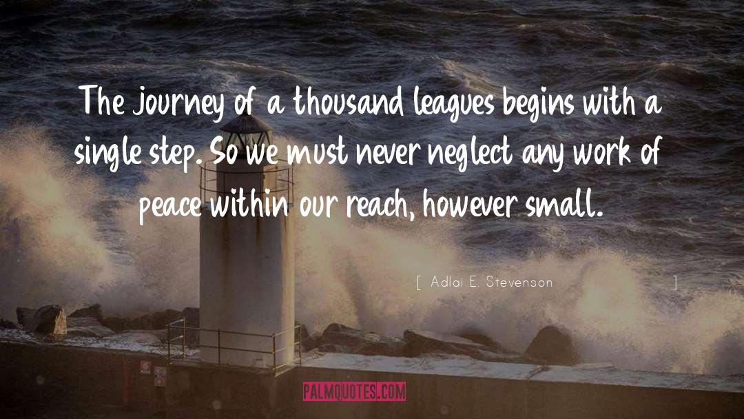 Leagues quotes by Adlai E. Stevenson