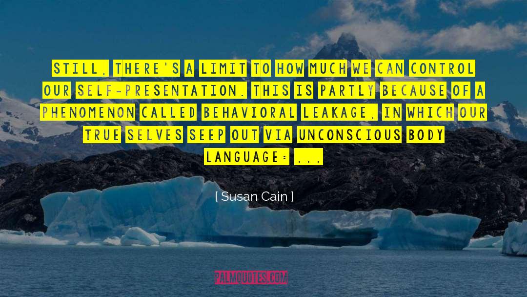 Leakage quotes by Susan Cain