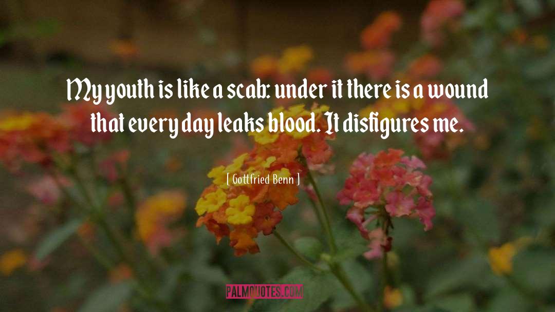 Leaks quotes by Gottfried Benn