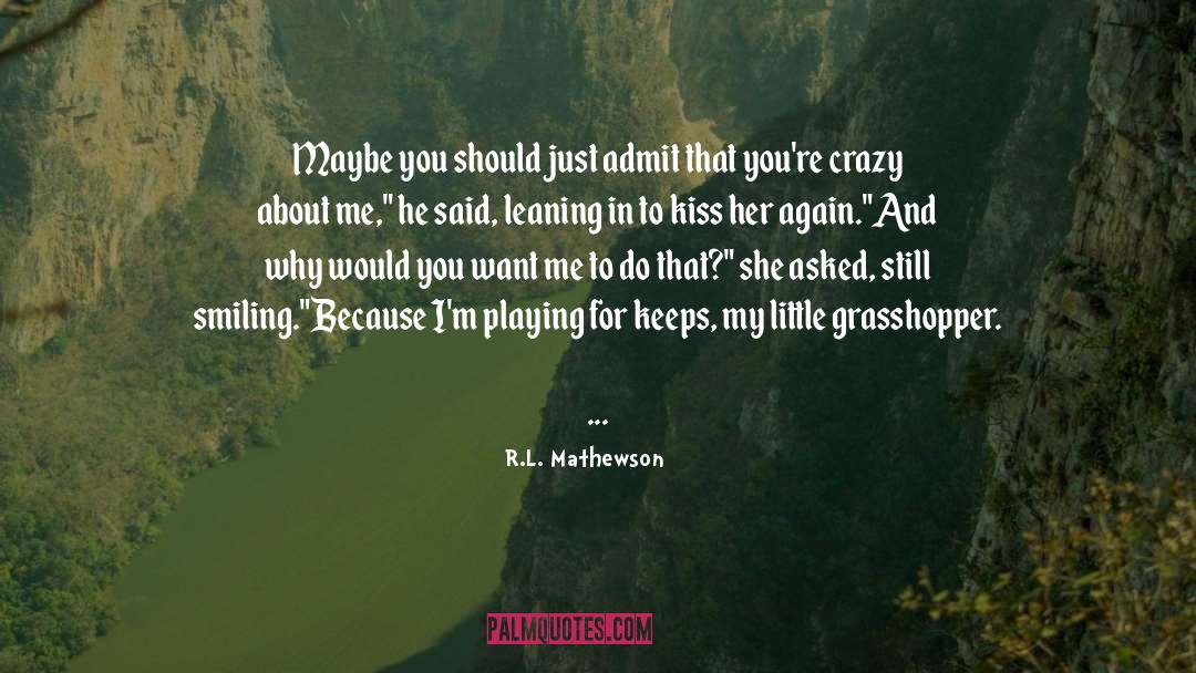 Leaning In quotes by R.L. Mathewson