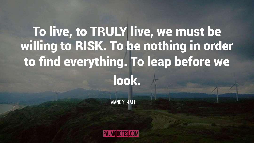 Leap Of Faith quotes by Mandy Hale