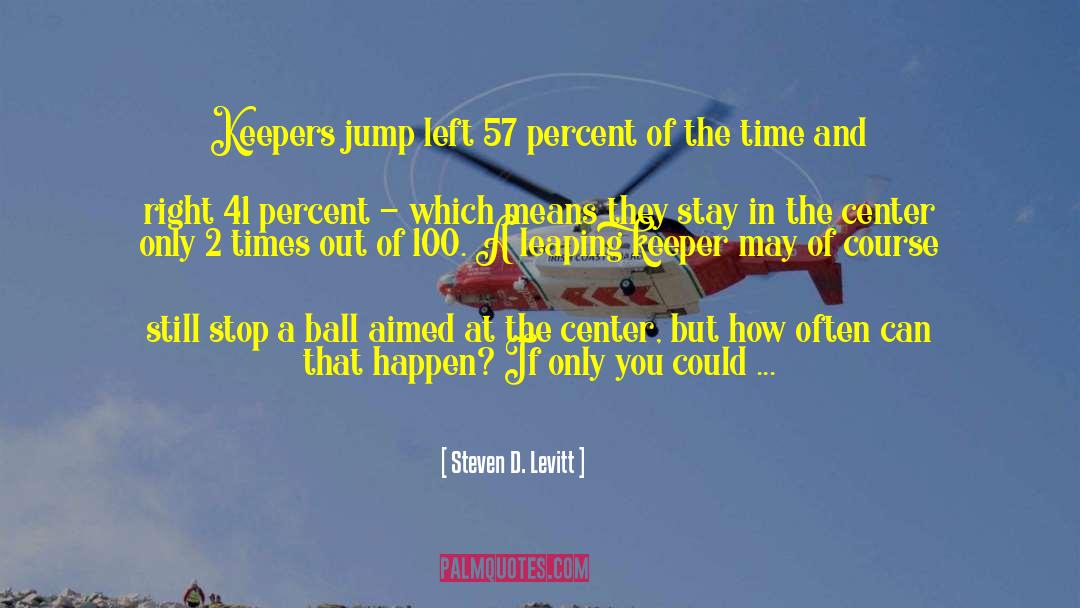 Leaping quotes by Steven D. Levitt