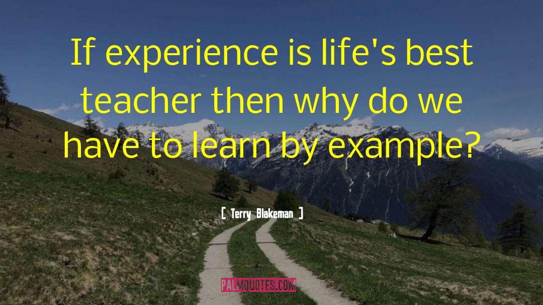 Learn By Example quotes by Terry Blakeman