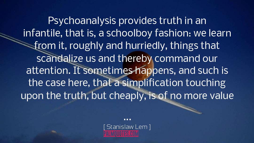 Learn From It quotes by Stanislaw Lem