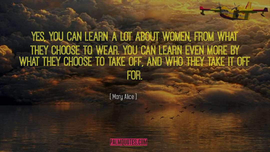 Learn From Mistakes quotes by Mary Alice