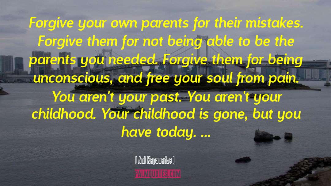 Learn From Parents Mistakes quotes by Ani Kapanadze