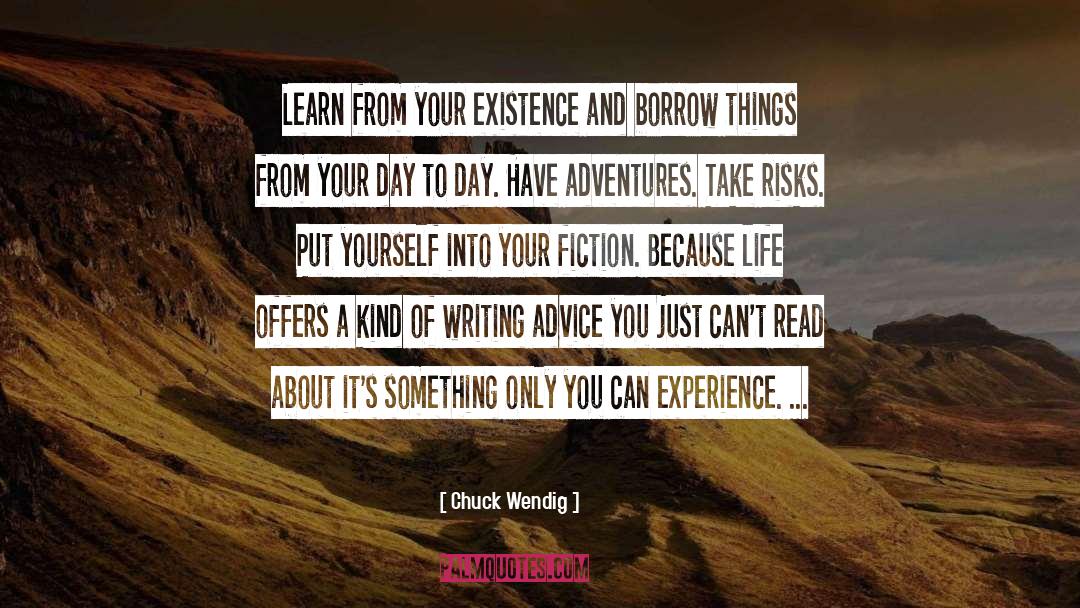 Learn From Your Mistakes quotes by Chuck Wendig