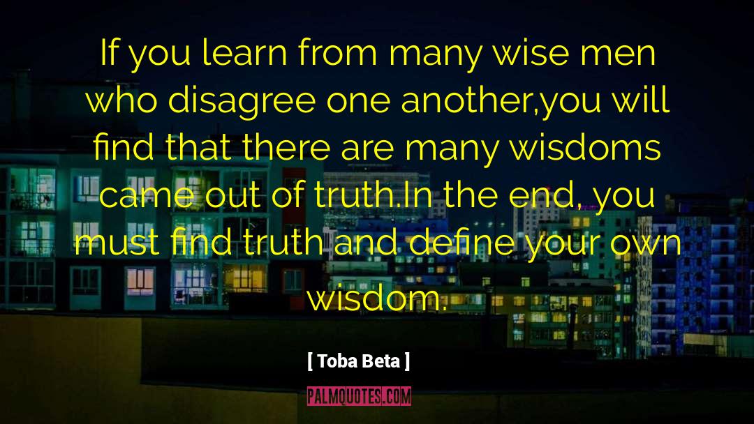 Learn From Your Mistakes quotes by Toba Beta