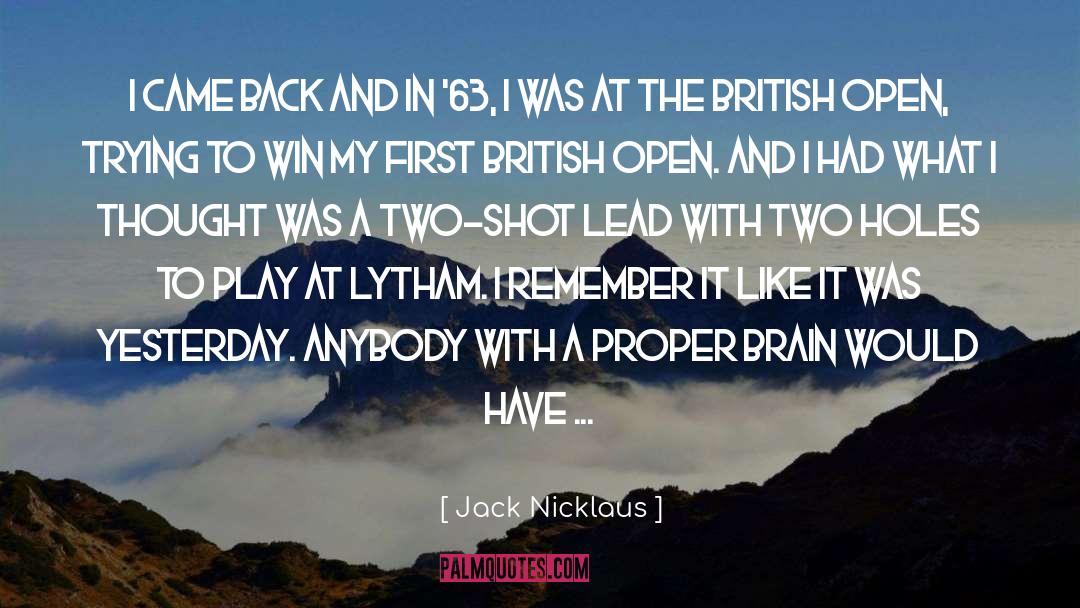 Learn It quotes by Jack Nicklaus