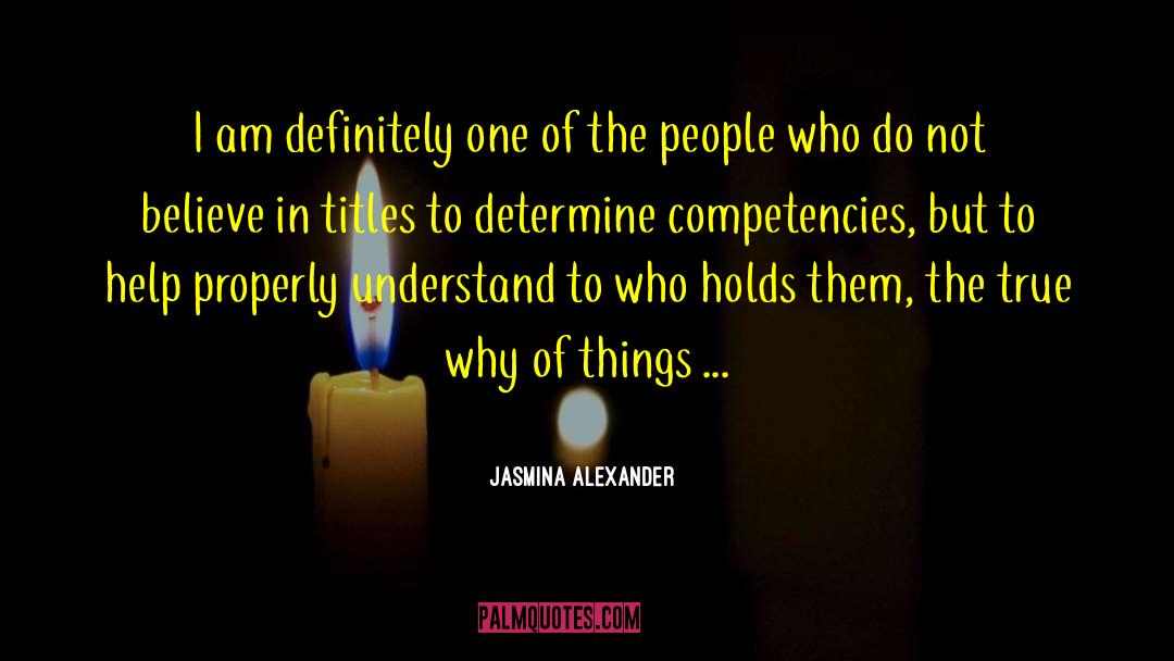 Learn People quotes by Jasmina Alexander