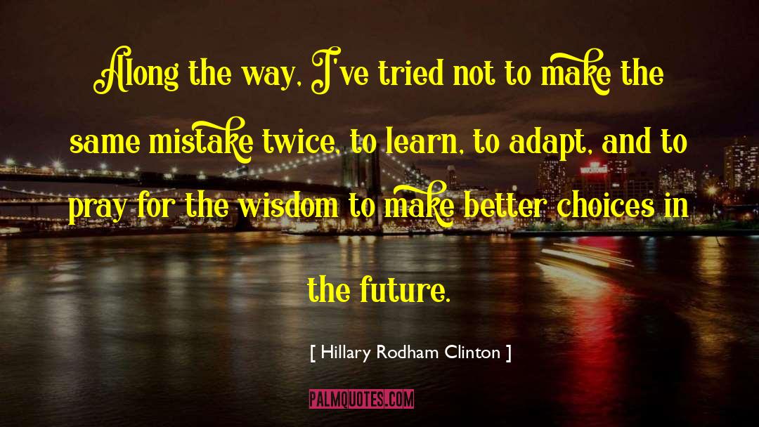 Learn To Adapt quotes by Hillary Rodham Clinton