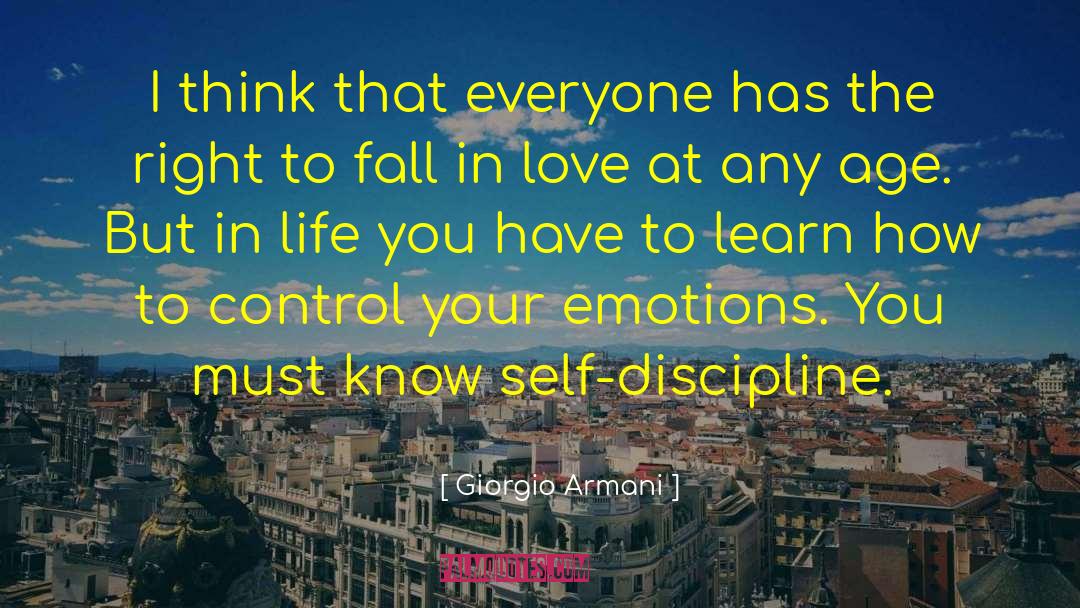 Learn To Control Your Breathing quotes by Giorgio Armani