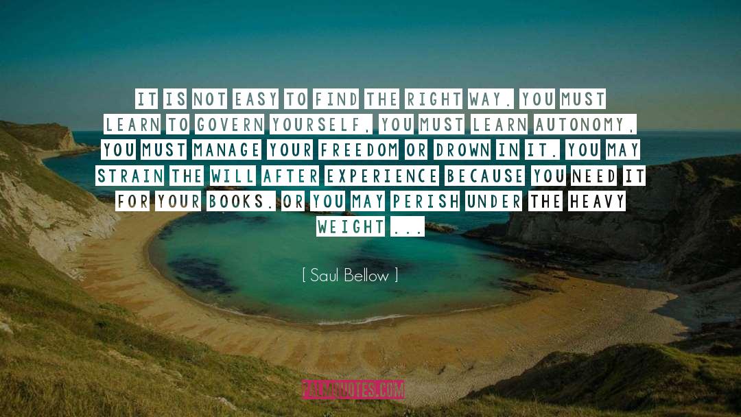 Learn To Control Your Breathing quotes by Saul Bellow