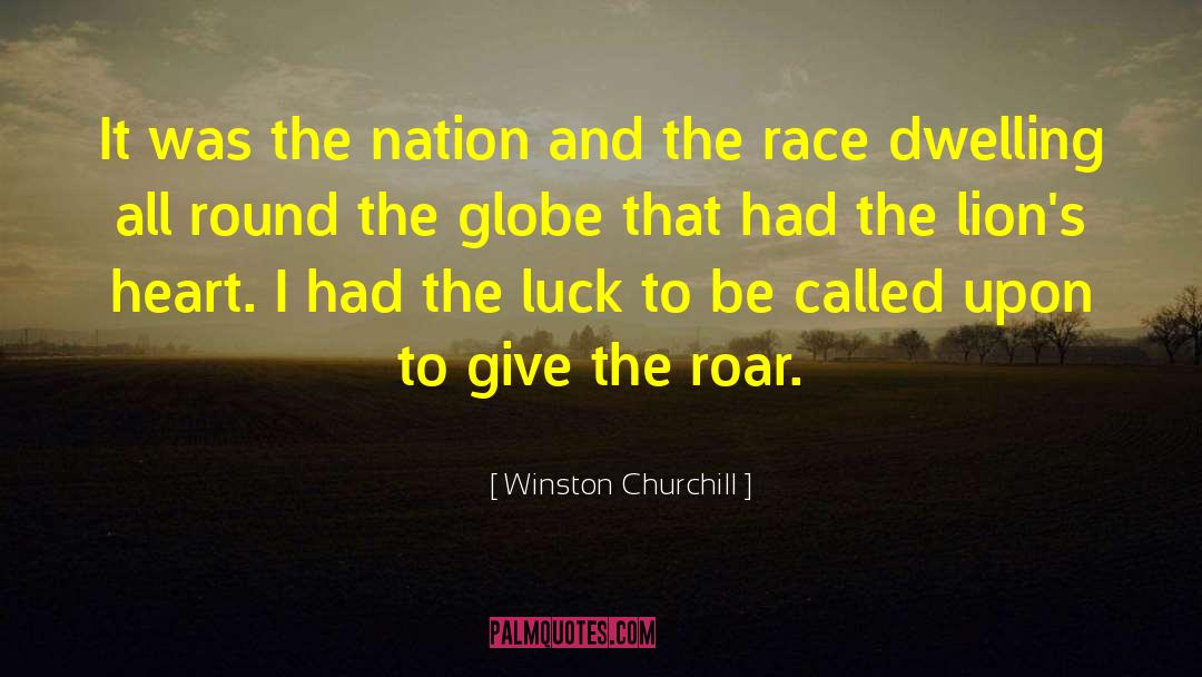 Learn To Give quotes by Winston Churchill