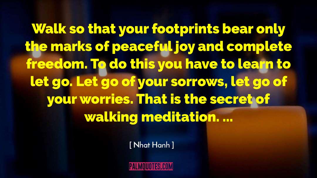 Learn To Let Go quotes by Nhat Hanh