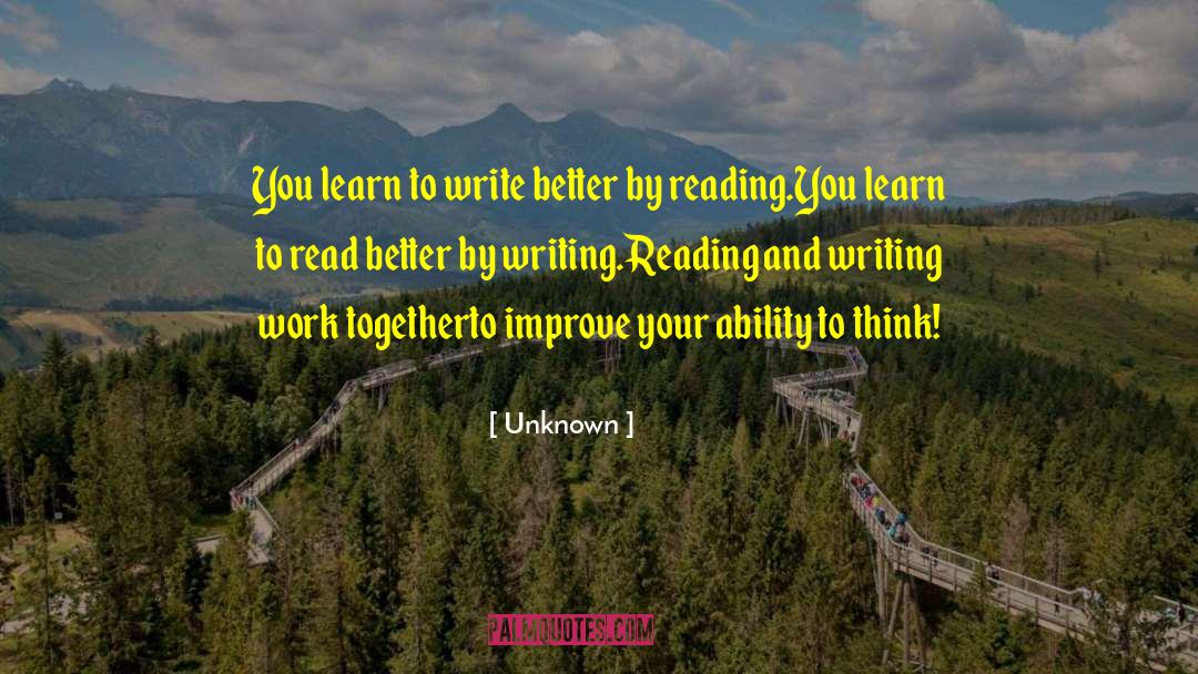 Learn To Read quotes by Unknown