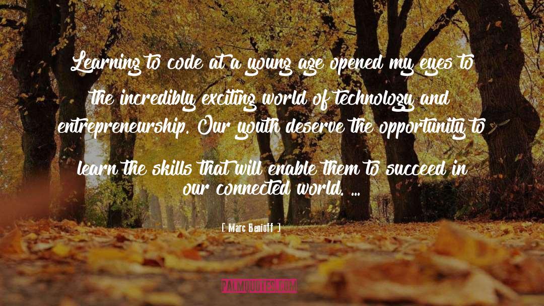 Learning And Technology quotes by Marc Benioff