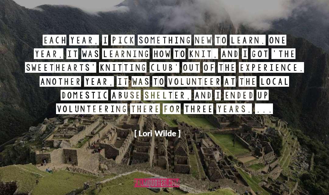 Learning Experience quotes by Lori Wilde