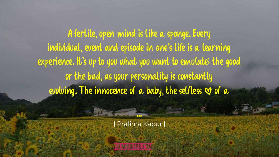 Learning Experience quotes by Pratima Kapur