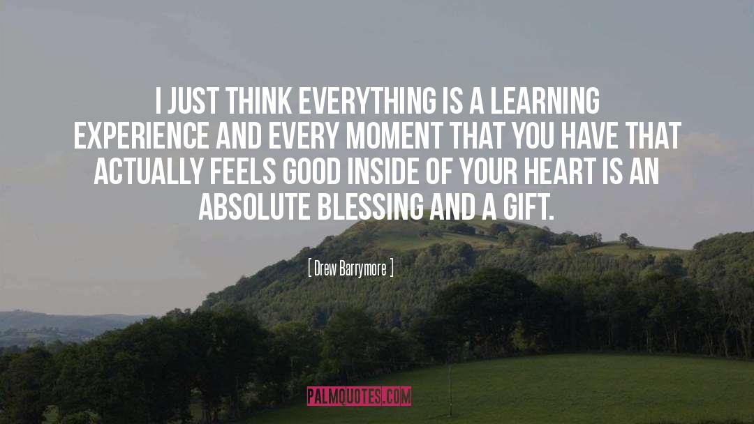 Learning Experience quotes by Drew Barrymore