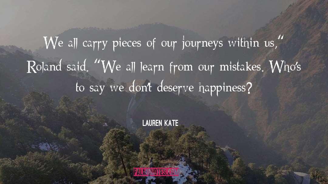 Learning From Our Mistakes quotes by Lauren Kate