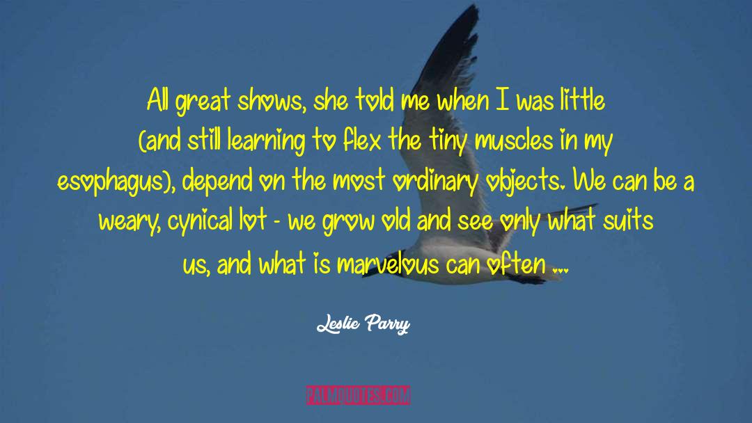 Learning How To Fly quotes by Leslie Parry