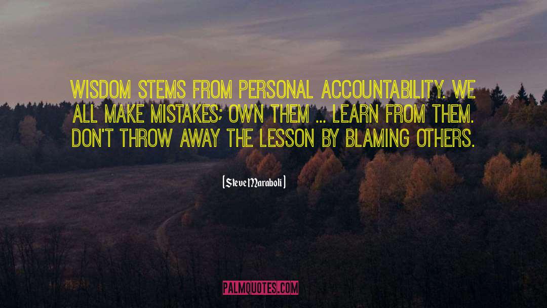 Learning Lessons quotes by Steve Maraboli