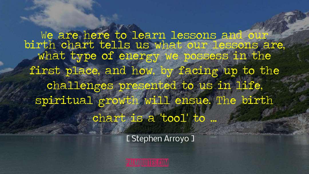 Learning Lessons quotes by Stephen Arroyo