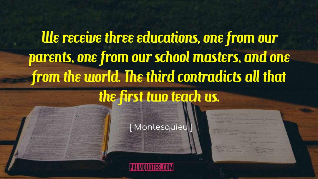 Learning Life quotes by Montesquieu