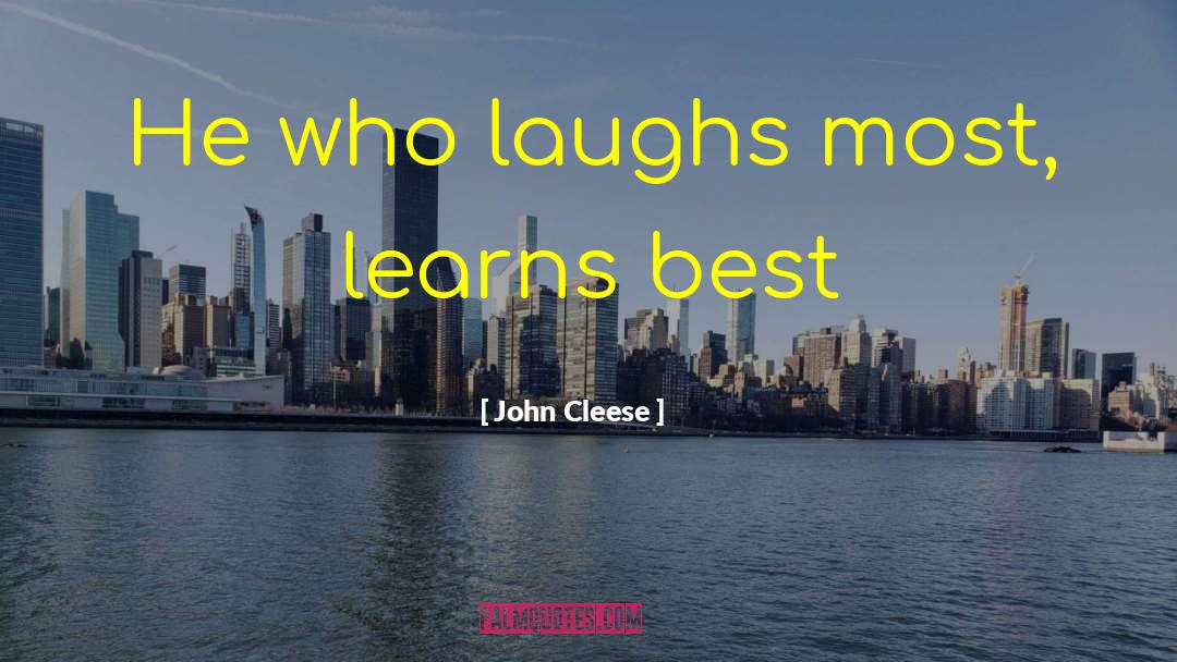 Learning Skills quotes by John Cleese