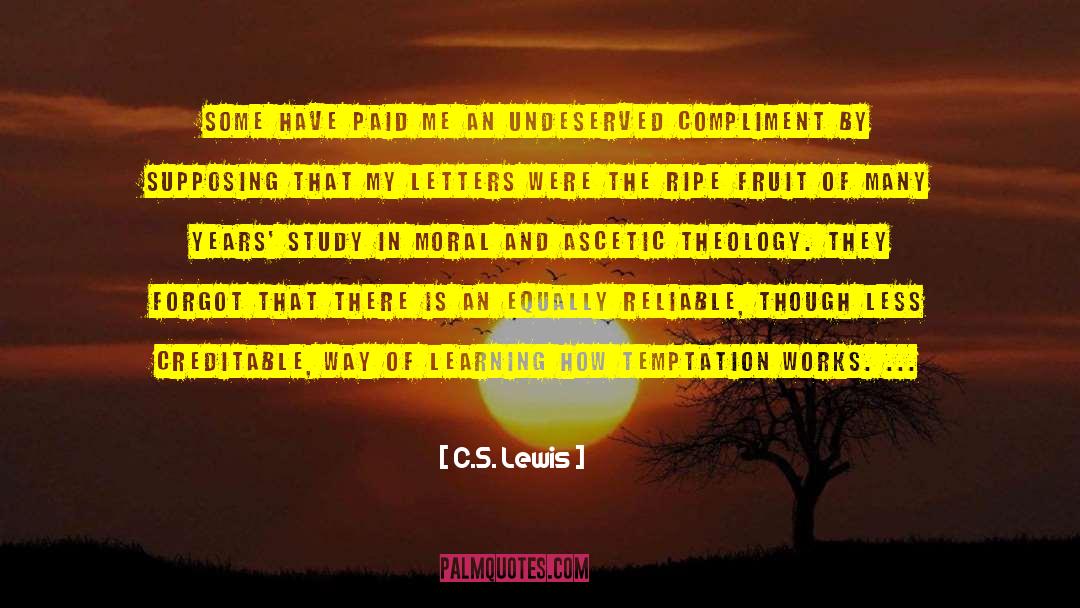 Learning Support quotes by C.S. Lewis