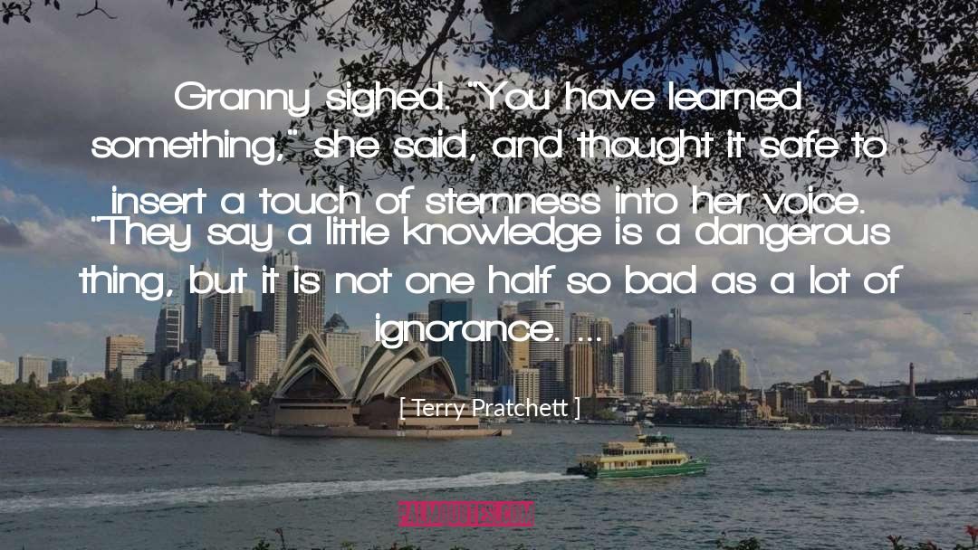 Learning Target quotes by Terry Pratchett