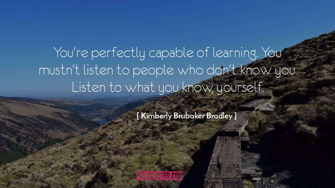 Learning Target quotes by Kimberly Brubaker Bradley