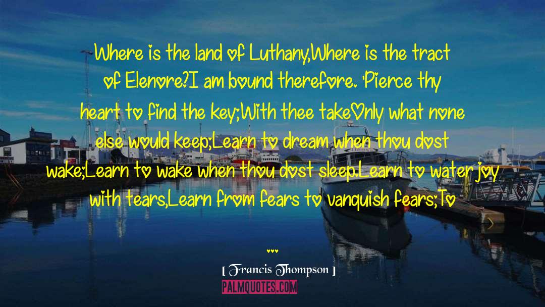 Learning To Fly quotes by Francis Thompson