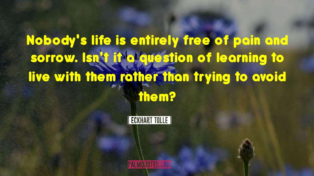 Learning To Live quotes by Eckhart Tolle