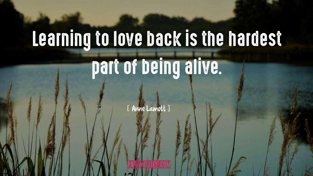 Learning To Love quotes by Anne Lamott
