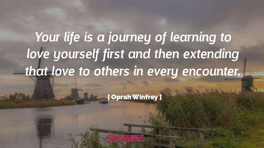 Learning To Love Yourself quotes by Oprah Winfrey