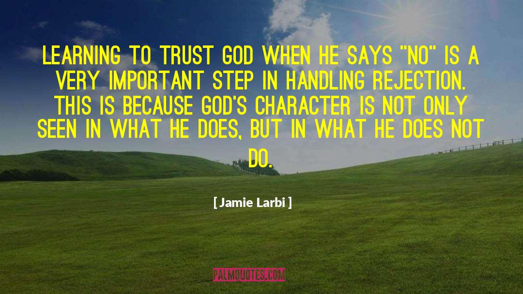 Learning To Trust quotes by Jamie Larbi