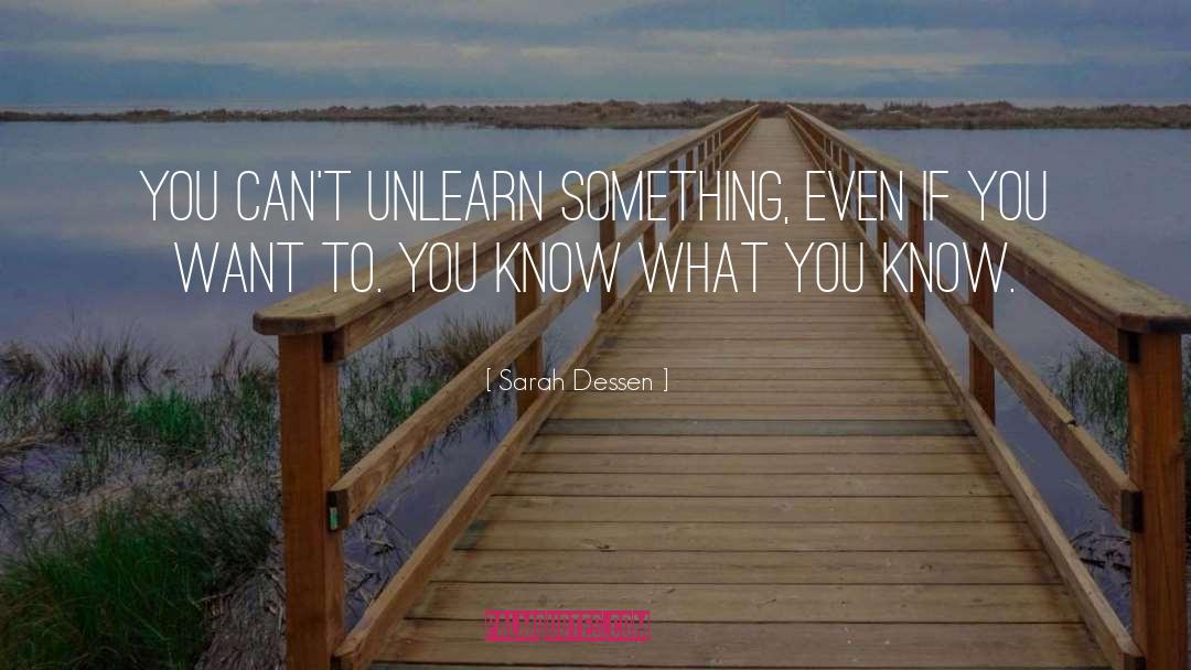 Learning To Trust quotes by Sarah Dessen
