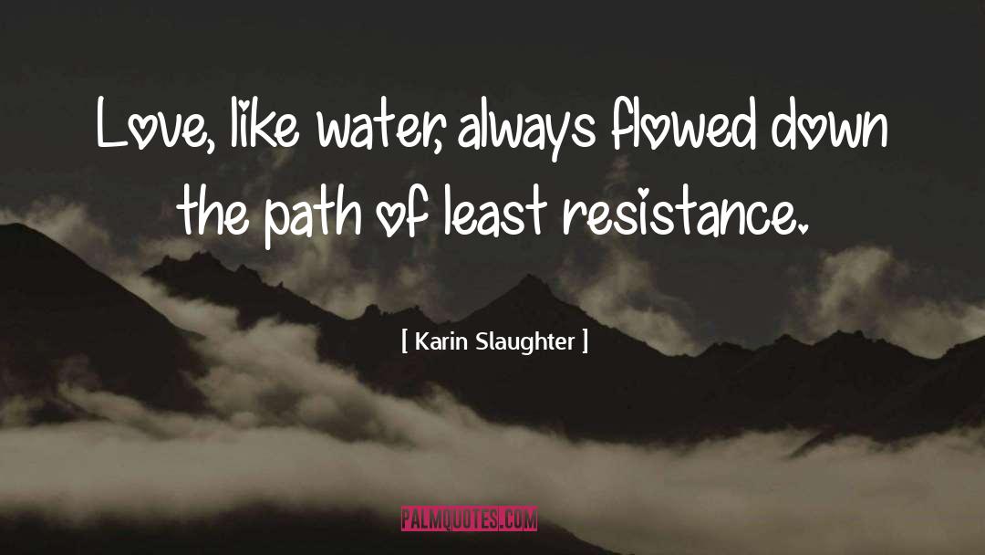 Least Resistance quotes by Karin Slaughter