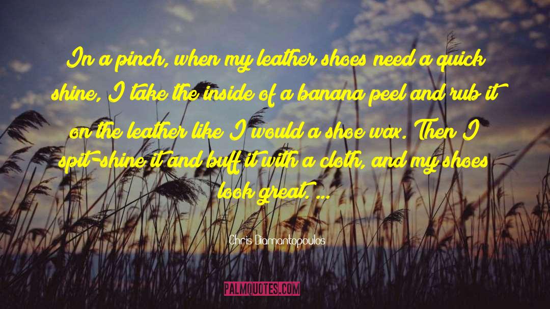 Leather Shoes quotes by Chris Diamantopoulos