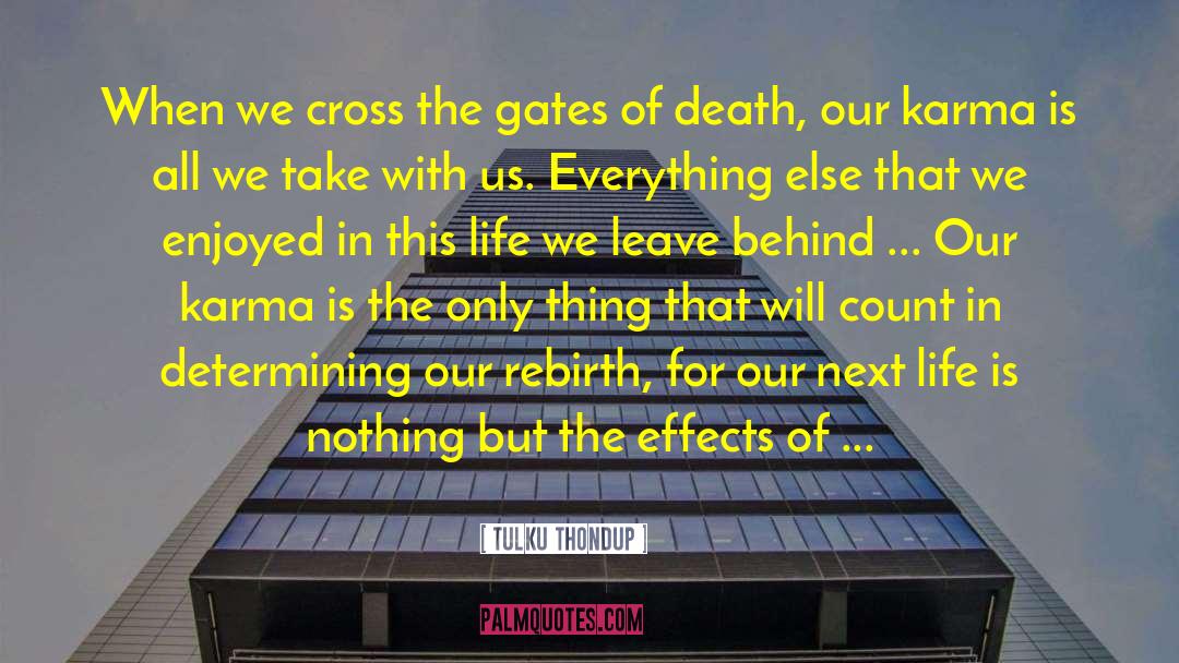 Leave Behind quotes by Tulku Thondup