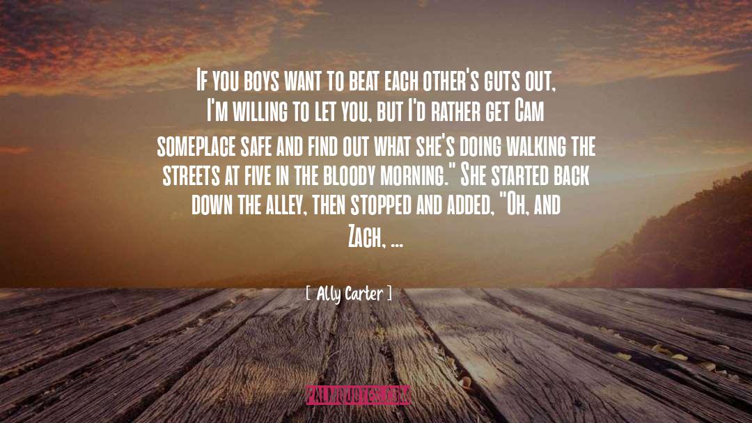 Leave In The Lurch quotes by Ally Carter