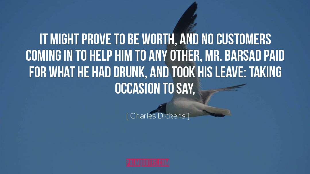 Leave Taking quotes by Charles Dickens