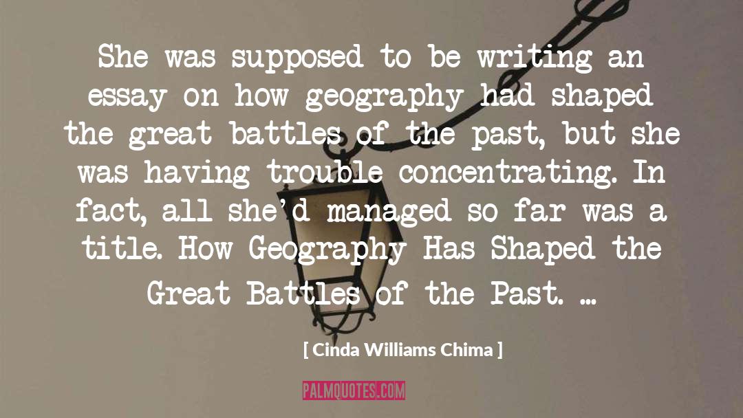 Leave The Past In The Past quotes by Cinda Williams Chima