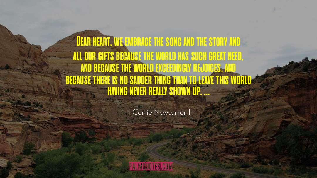 Leave This World quotes by Carrie Newcomer