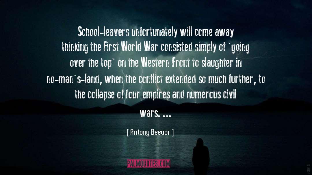 Leavers quotes by Antony Beevor