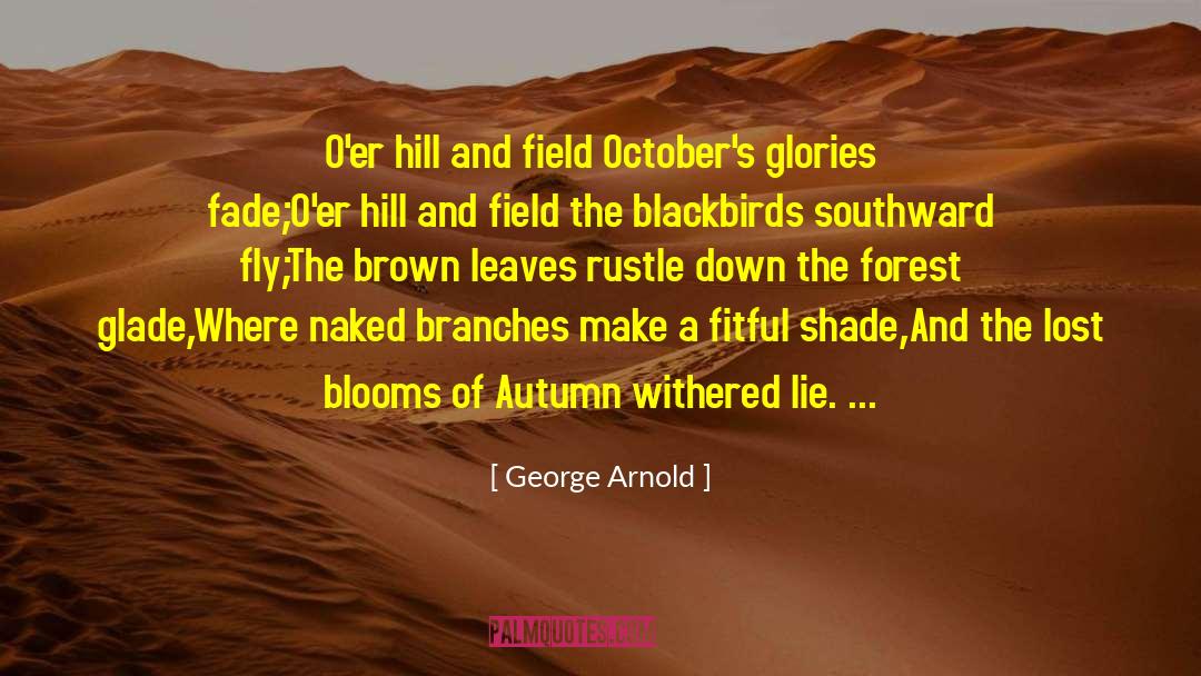 Leaves Autumn Colors quotes by George Arnold