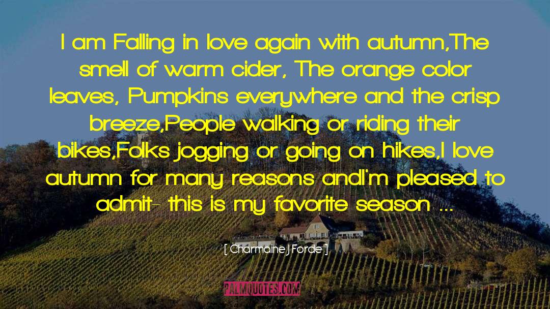 Leaves Autumn Colors quotes by Charmaine J Forde